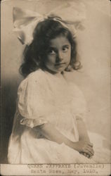 Queen Jeffreys (Juvenile), May 1910 Santa Rosa, CA Postcard Postcard Postcard