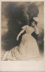 Mrs. H.O Miller (Nancy) 1908 Postcard