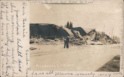 Mendocino & 4th Street Postcard