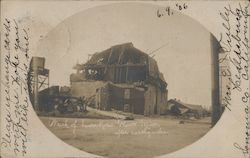 Church of Santa Rosa After Earthquake Postcard