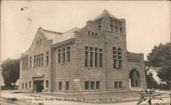 Carnegie Library Before the Disaster April 18, 1905 Postcard