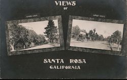 Views Of Santa Rosa California Postcard