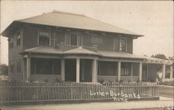 Luther Burbanks Home Postcard