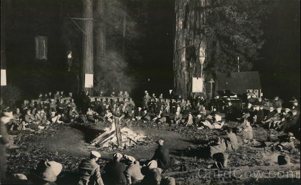 Campfire Meeting - Bohemian Grove Campground Monte Rio California