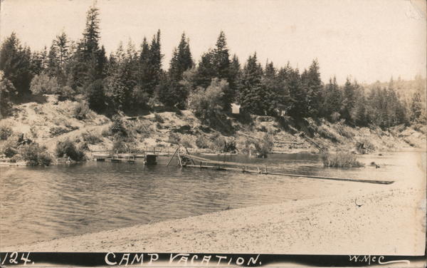 Camp Vacation Monte Rio California W. Mc C