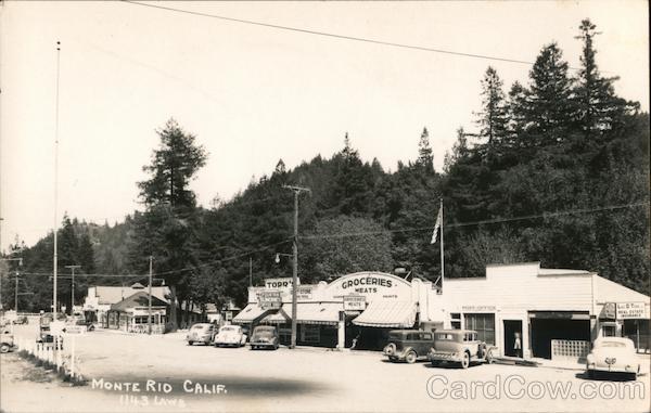 Street Scene Monte Rio California Laws