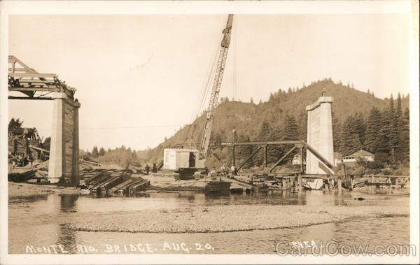 Monte Rio Bridge, Aug. 20 California Rhea