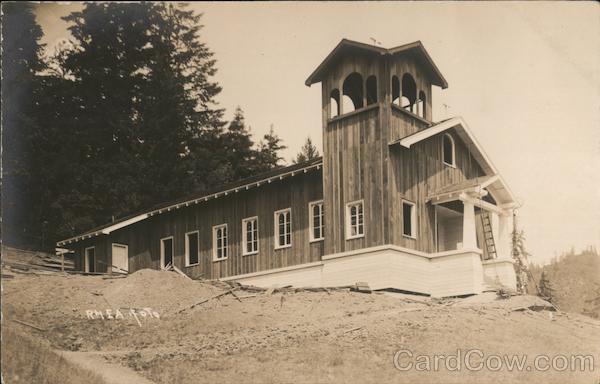 Church almost completed construction Monte Rio California