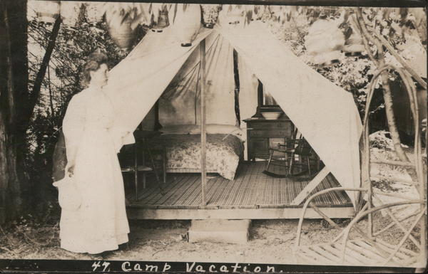 A Tent at Camp Vacation Monte Rio California