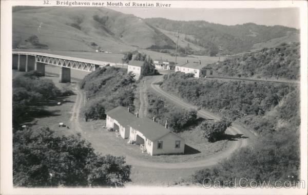 Bridgehaven Near Mouth of Russian River Jenner California