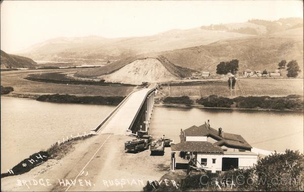 Bridge Haven, Russian River Jenner California Rhea