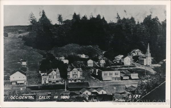 Occidental California in 1880