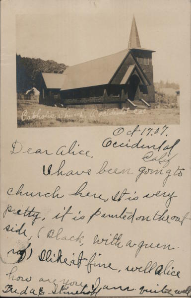 Catholic Church Occidental California