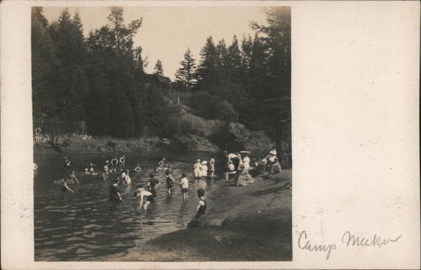 Swimming at Camp Meeker California