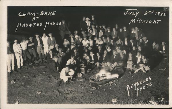 Clam Bake at Haunted House - July 3rd, 1922 Camp Meeker California