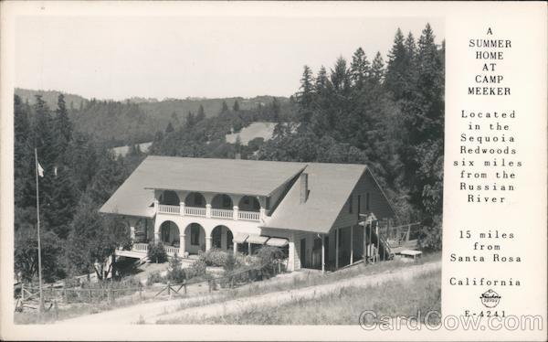 A Summer Home at Camp Meeker California
