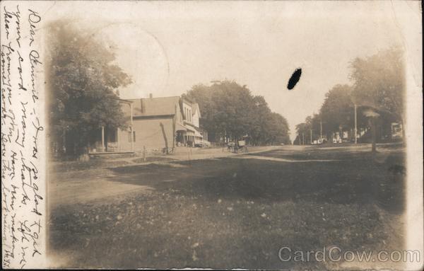 A Street with a Horse Drawn Carriage Healdsburg California