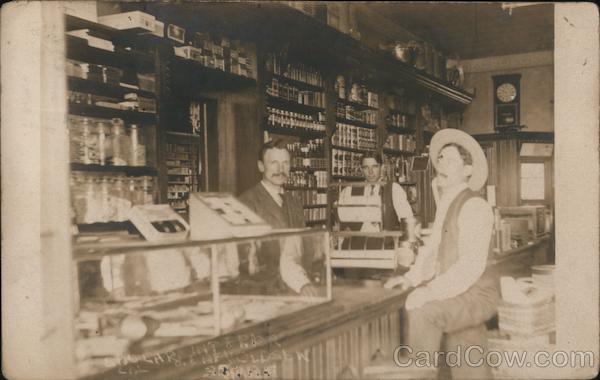 Three Men in a General Store