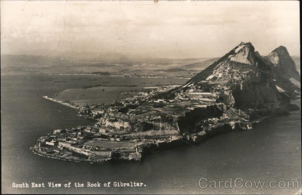 South East View of the Rock of Gibraltar Great Britain