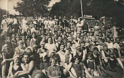 Group picture of Swimmers and others Postcard