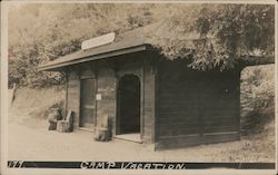 Camp Vacation Postcard