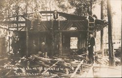 The downfall of the bungalow, Monte Rio Cal THEA. Foto California Rhea Foto Postcard Postcard Postcard