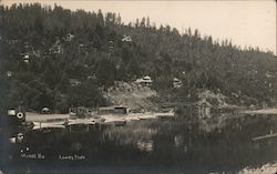 Looking Across River Toward Town Monte Rio, CA Lowry Photo Postcard Postcard Postcard