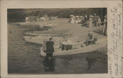 Boats on the Beach at Monte Rio Postcard