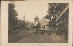 Monte Rio Depot and Hotel Postcard