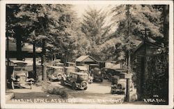 Parking Area at Sully's Campground Postcard