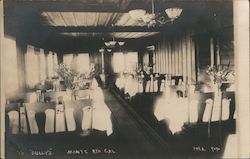 "Sully's" Dining Room Interior Postcard