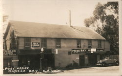 Post Office Bodega Bay, CA Postcard Postcard Postcard