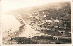 Aerial View of Jenner By the Sea California Rhea Postcard Postcard Postcard