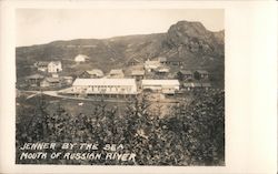 Jenner By the Sea Mouth of Russian River Postcard