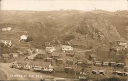 Jenner by the Sea Aerial View Postcard
