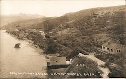 Sub-Division Bridge Haven - Russian River Postcard