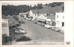 Street Scene Occidental, CA Braun Photo Postcard Postcard Postcard