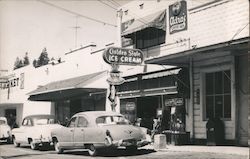 Adra's Coffee Shop, Business on Main Street Postcard