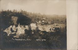 An Aerial View of Occidental California Rhea Foto Postcard Postcard Postcard