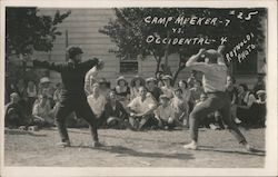 Camp Meeker vs. Occidental California Reynolds Photo Postcard Postcard Postcard