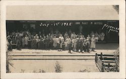 Camp Meeker July-1st 1922 Postcard