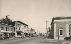 Main Street Healdsburg, CA Laws Postcard Postcard Postcard