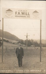 Camp F.A. Will Healdsburg, CA Postcard Postcard Postcard