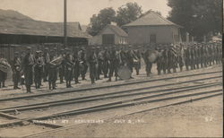 Arriving at Healdsburg Postcard