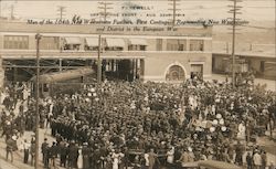 104th New Westminster Fusiliers Leaving for Europe Postcard