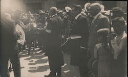 Several Members of a Military Band Postcard