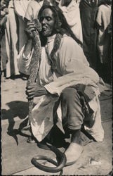 Snake Charmer Postcard