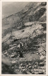 Construction of Grand Coulee Dam Postcard