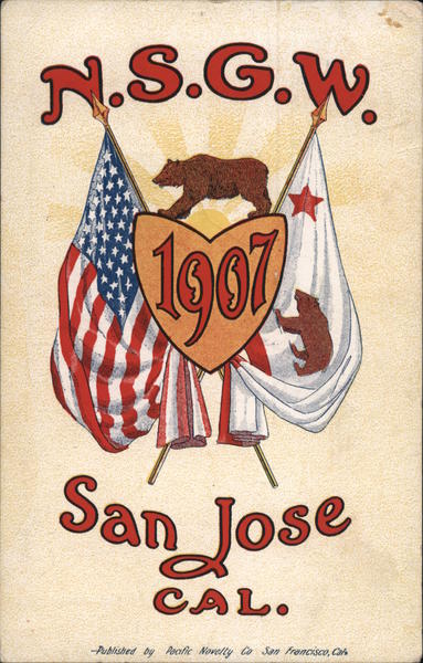 N.S.G.W. Celebration 1907 San Jose California