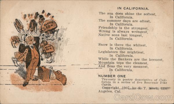 In California by S.T. Mock Poems & Poets